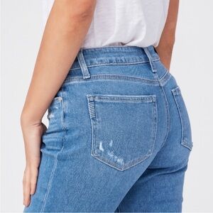 PAIGE Brigette Big Dipper Distressed Straight Leg Boyfriend Relaxed Fit 29